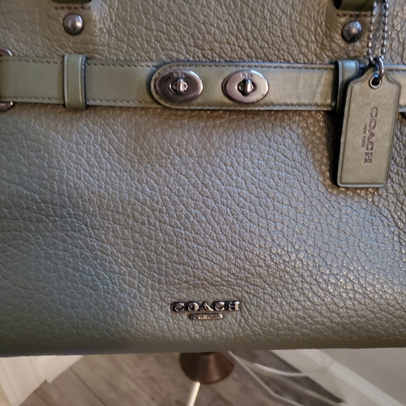 NWT COACH BLAKE CARRYALL GREEN - Picture 7 of 16